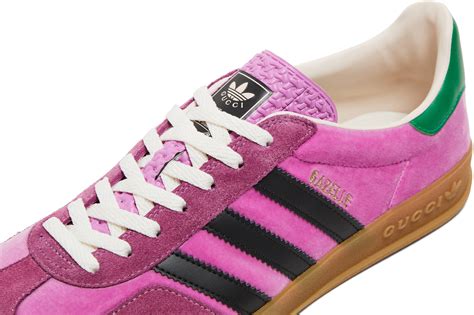 gucci pink adidas gazelle|adidas x Gucci .